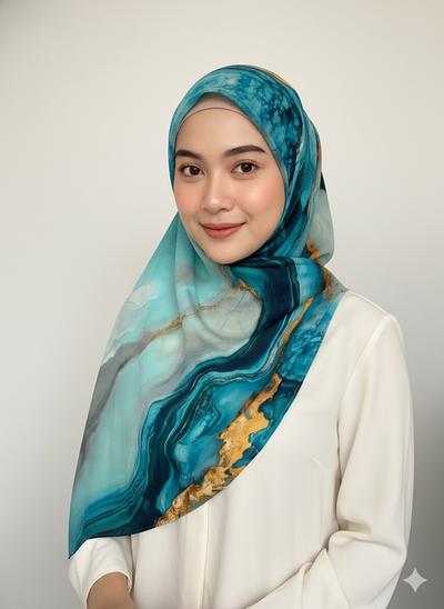 Watercolour Modal Hijabs - Memsaab Online