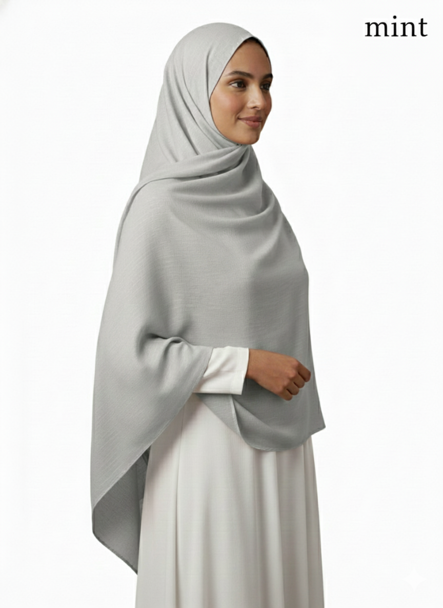 BB-6039 Egyptian Cotton Hijab - Memsaab Online