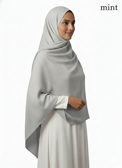 BB-6039 Egyptian Cotton Hijab - Memsaab Online
