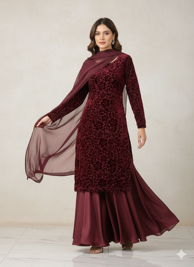 ASB-16 - Readymade Winter Pollachi Suit 2025 - Memsaab Online