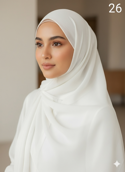 *5 for £10* Chiffon Scarf Hijab High Quality - Memsaab Online