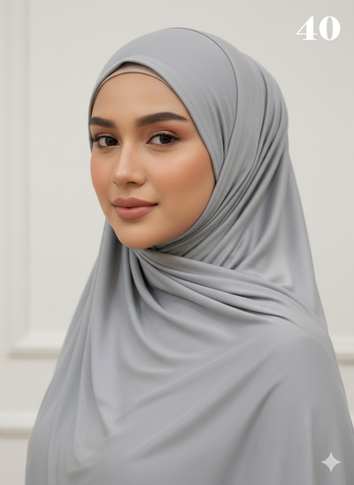 *5 for £10* Jersey Stretchy Large Hijab - Memsaab Online