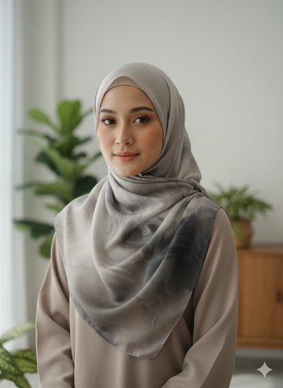 NA-141 Watercolour Silk MODAL Hijabs - Memsaab Online