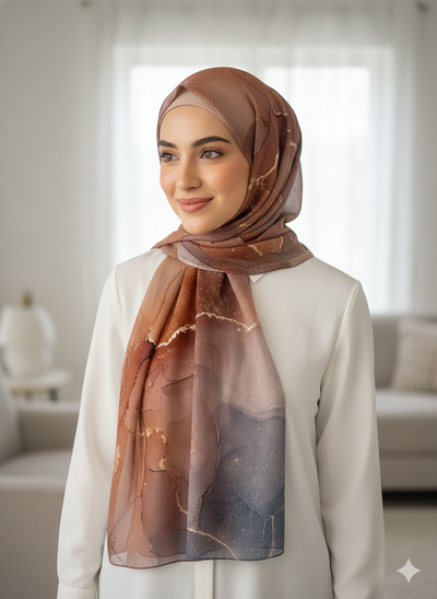 Watercolour Modal Hijabs - Memsaab Online