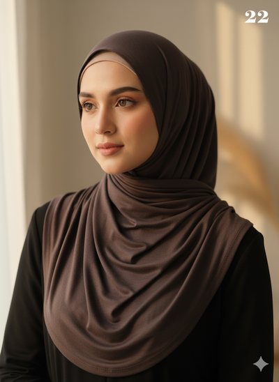 *5 for £10* Jersey Stretchy Large Hijab - Memsaab Online