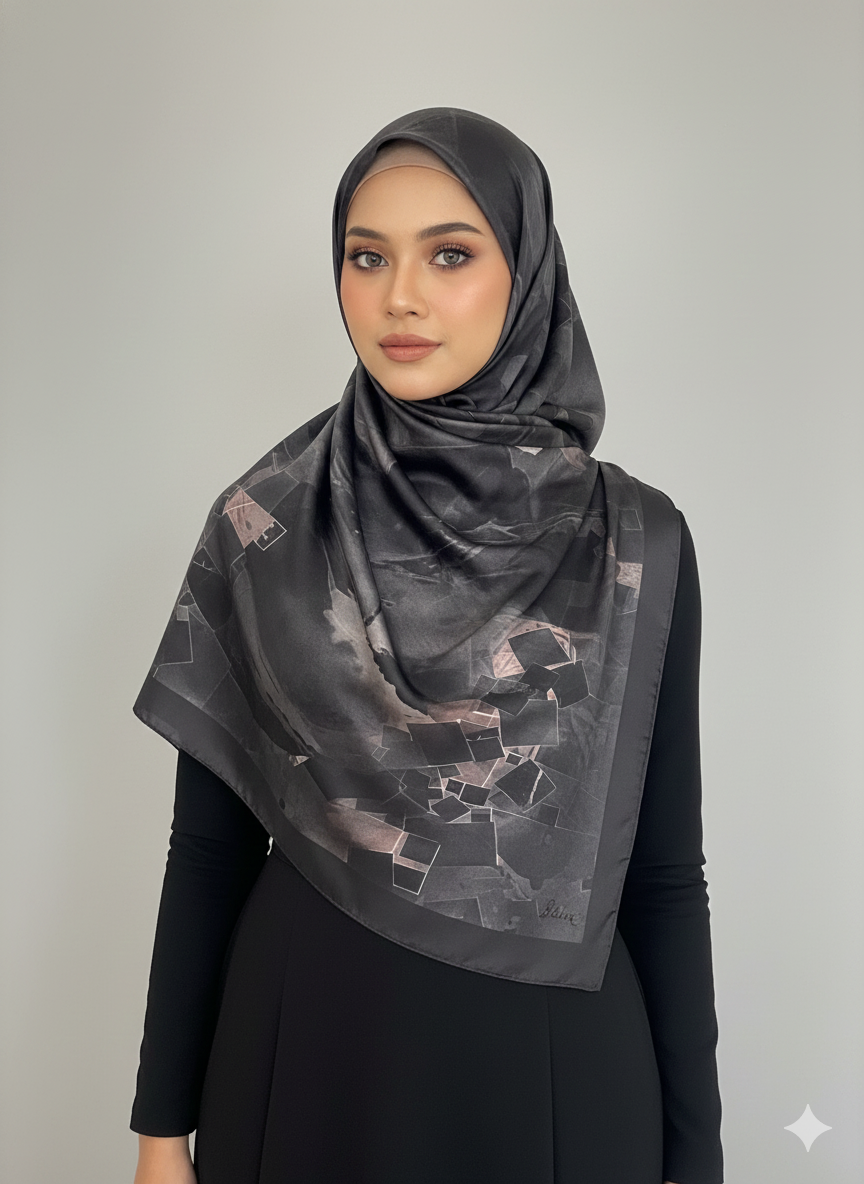 NA-142 Watercolour Silk MODAL Hijabs - Memsaab Online