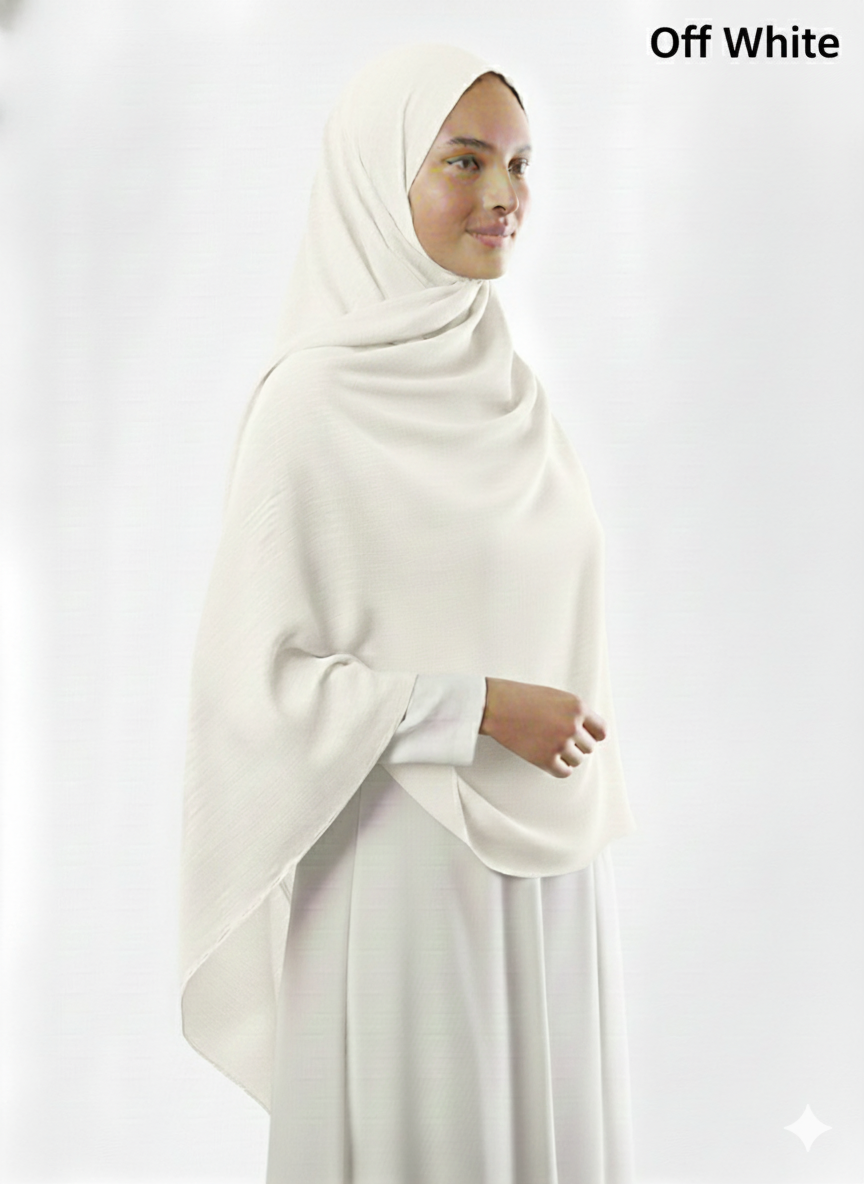 BB-6039 Egyptian Cotton Hijab - Memsaab Online