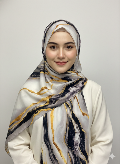 Watercolour Modal Hijabs - Memsaab Online