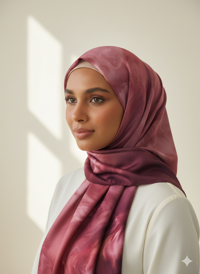 NA-141 Watercolour Silk MODAL Hijabs - Memsaab Online