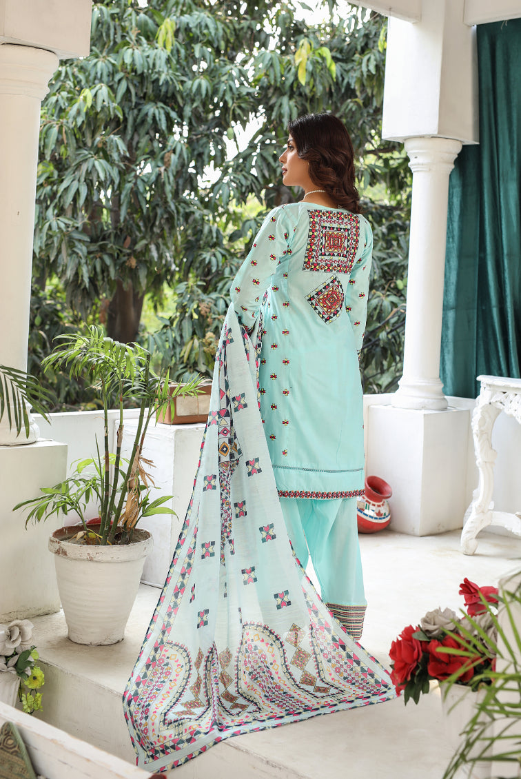HK321 - Readymade Cotton Outfit 2025 - Memsaab Online