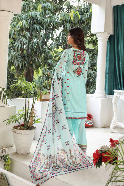 HK321 - Readymade Cotton Outfit 2025 - Memsaab Online