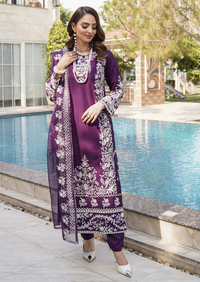 HK311 - Readymade Linen Outfit 2025 - Memsaab Online