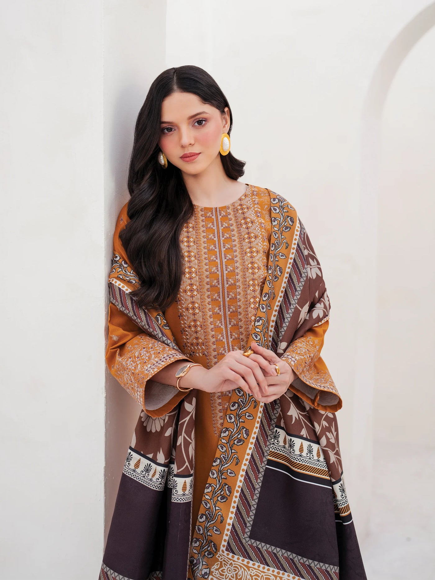 humsha Garnet - Readymade 3 Piece – Memsaab