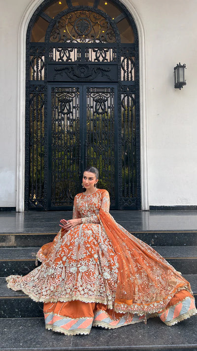 AYLN-02 SAFFRON Readymade Collection by AYLIN 2025 - Memsaab Online