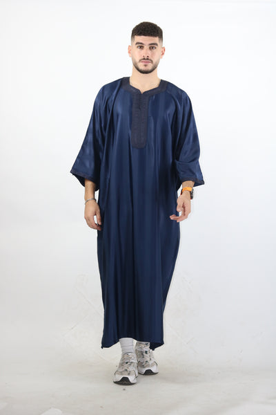 MRC103 Moroccan Embroidered Thobe - Memsaab Online