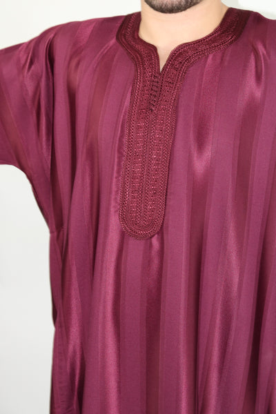 MRC103 Moroccan Embroidered Thobe - Memsaab Online