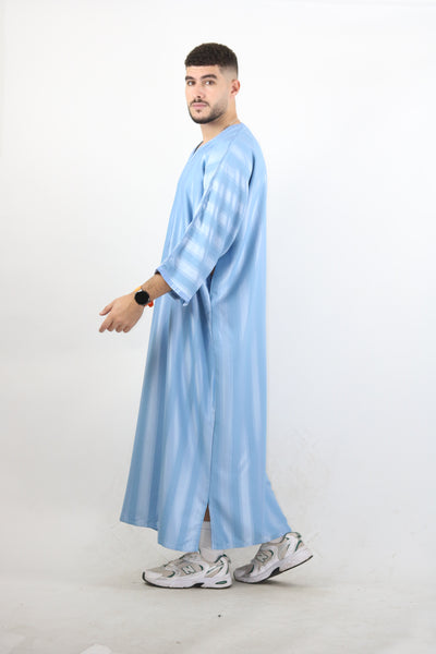 MRC103 Moroccan Embroidered Thobe - Memsaab Online