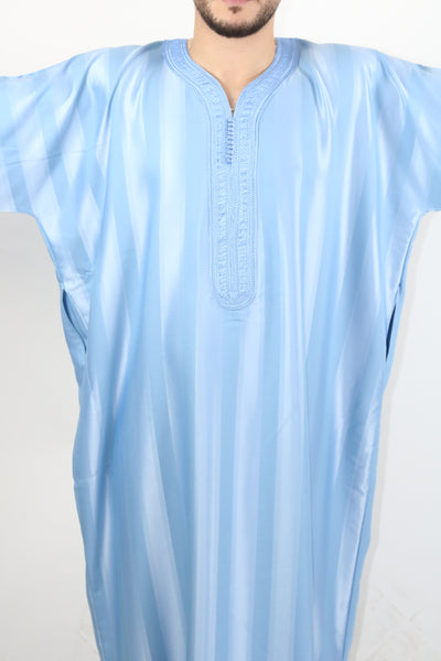 MRC103 Moroccan Embroidered Thobe - Memsaab Online