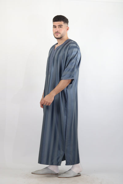 MRC103 Moroccan Embroidered Thobe - Memsaab Online