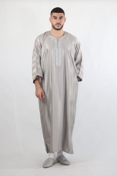 MRC103 Moroccan Embroidered Thobe - Memsaab Online