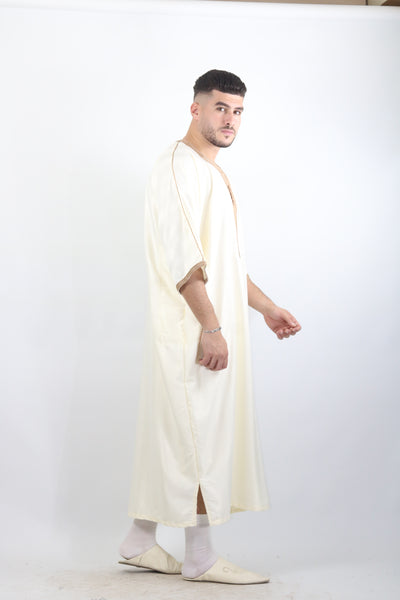 MRC103 Moroccan Embroidered Thobe - Memsaab Online