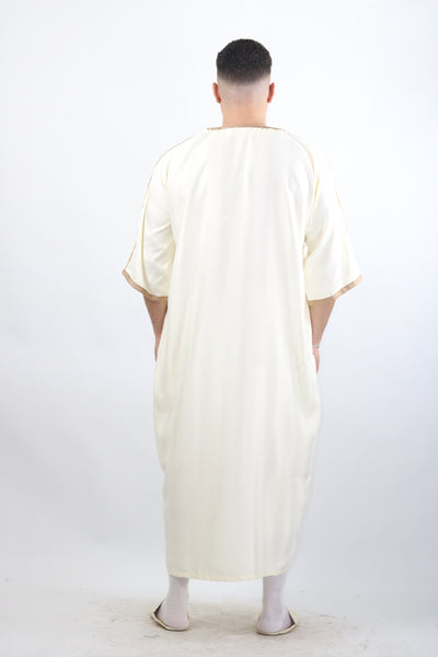 MRC103 Moroccan Embroidered Thobe - Memsaab Online