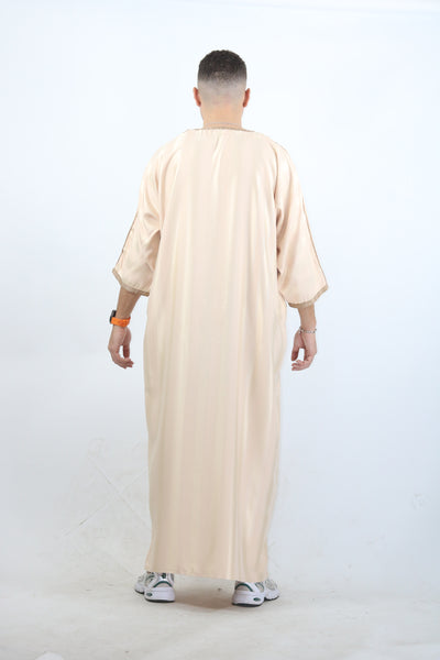 MRC103 Moroccan Embroidered Thobe - Memsaab Online