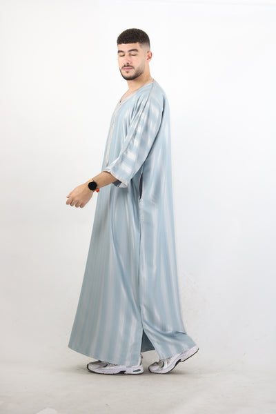 MRC103 Moroccan Embroidered Thobe - Memsaab Online