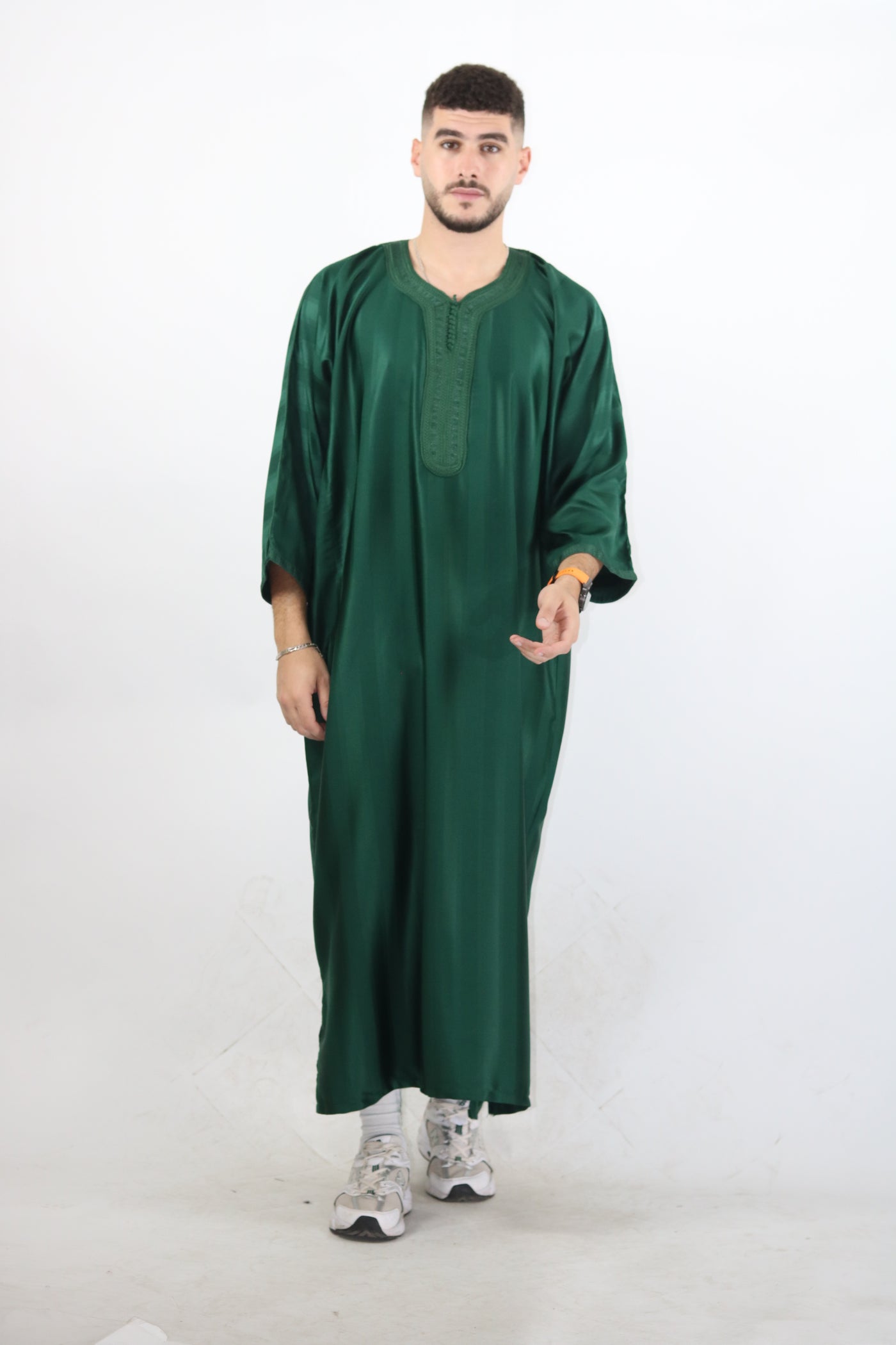 MRC103 Moroccan Embroidered Thobe - Memsaab Online