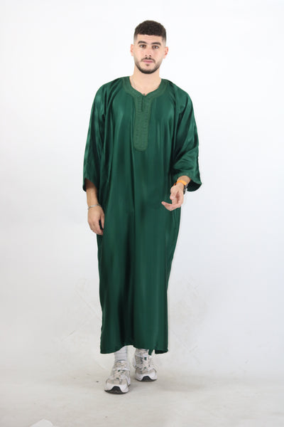 MRC103 Moroccan Embroidered Thobe - Memsaab Online