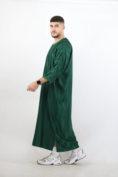 MRC103 Moroccan Embroidered Thobe - Memsaab Online