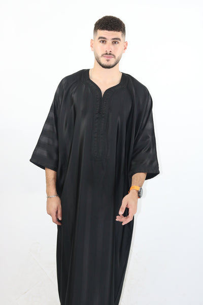 MRC103 Moroccan Embroidered Thobe - Memsaab Online
