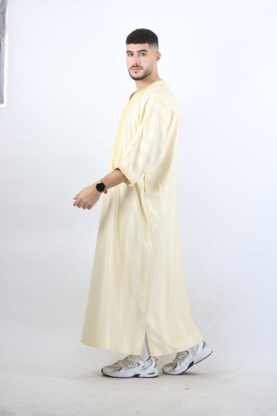 MRC103 Moroccan Embroidered Thobe - Memsaab Online
