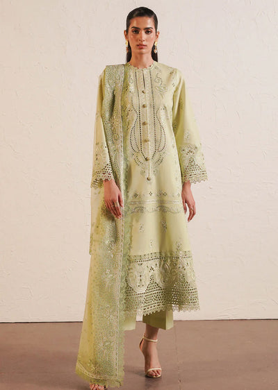 AYL24-04 - Kelly - Unstitched - Festive Chickenkari Lawn Collection 2024 - Memsaab Online