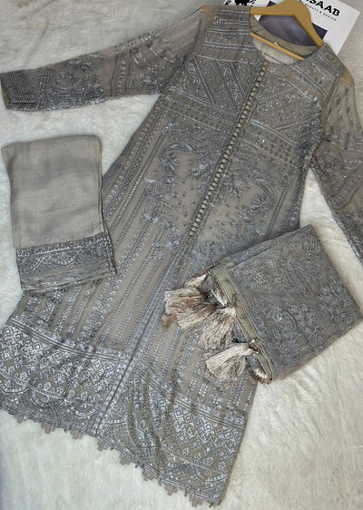 PS1664 Readymade Chiffon Suit - Memsaab Online