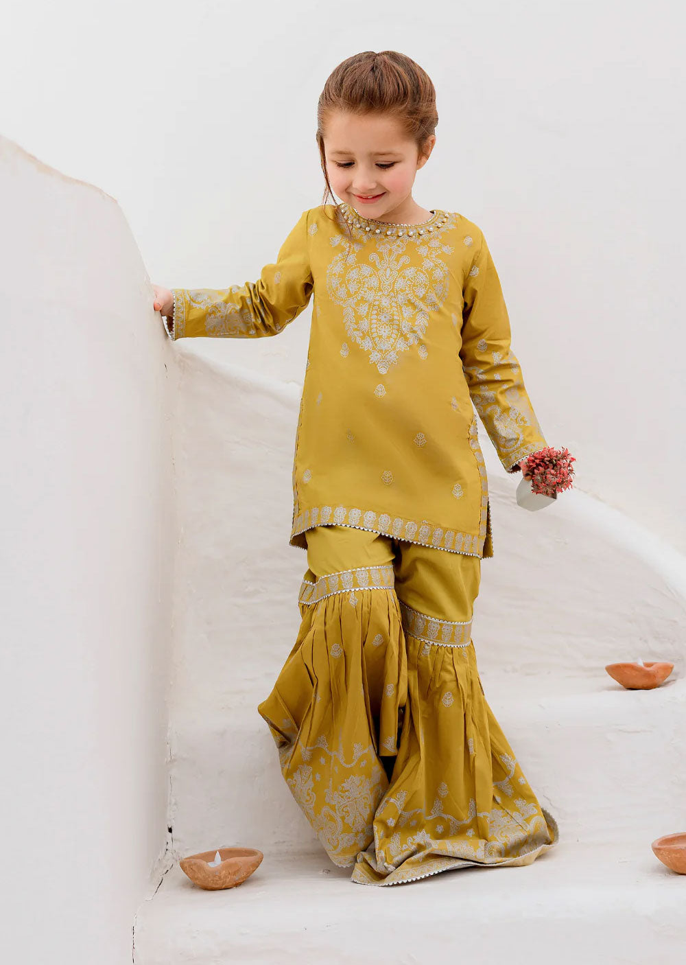 GRT-02 - Leela - Readymade Kids Suit by Garnet 2024 - Memsaab Online