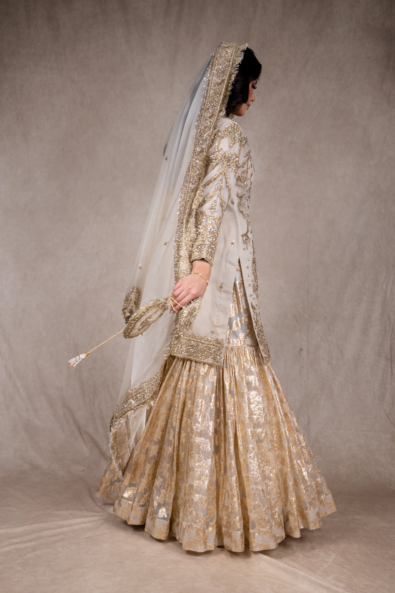 SRB2625 - Ivory -  Sehrish B Formals