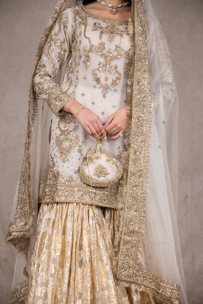 SRB2625 - Ivory -  Sehrish B Formals