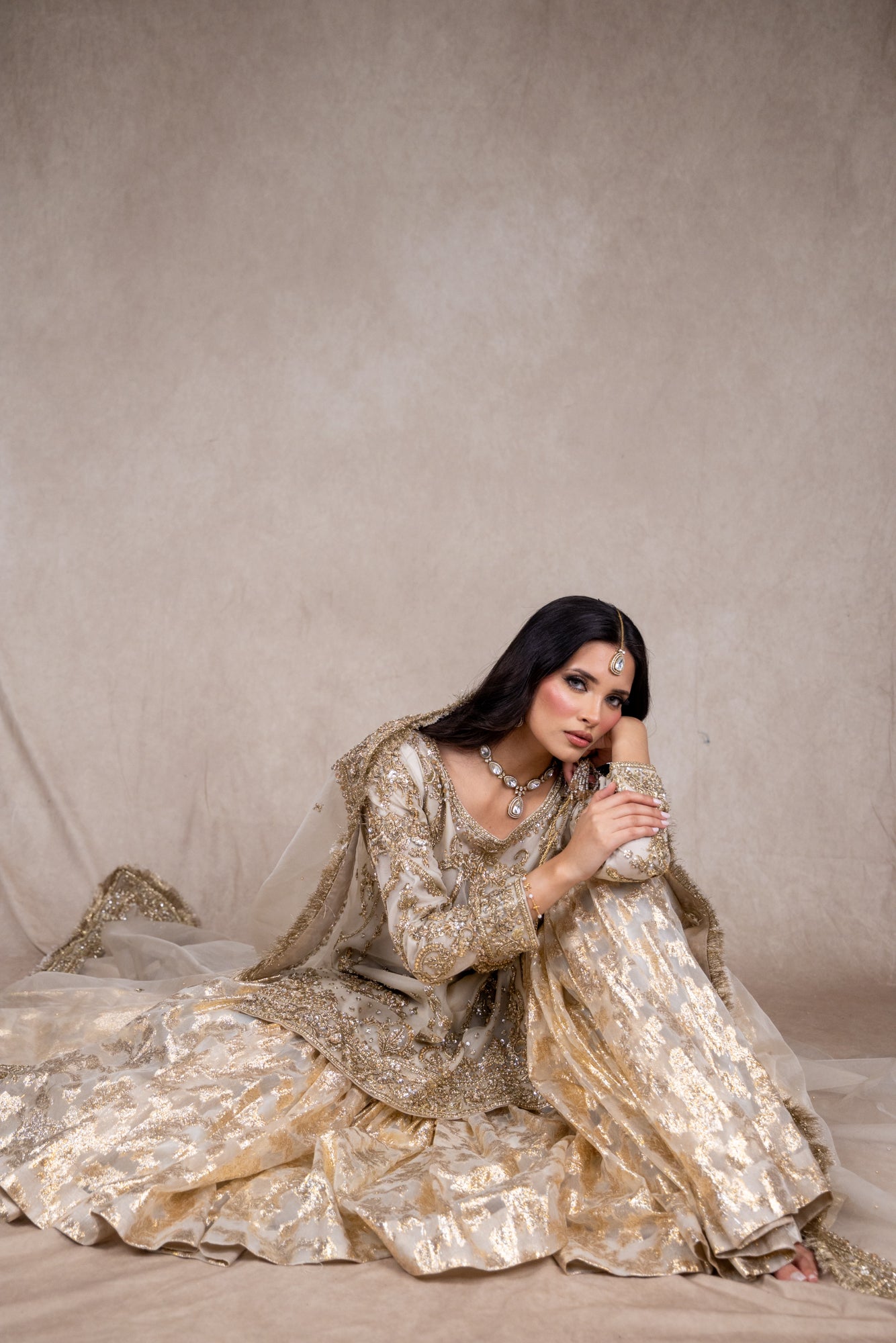 SRB2625 - Ivory -  Sehrish B Formals