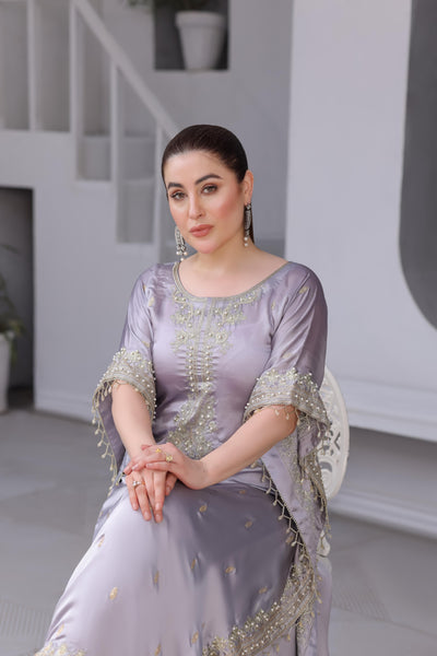 MSRW-01 Shalimi Fancy Jacket Kaftan - Memsaab Online