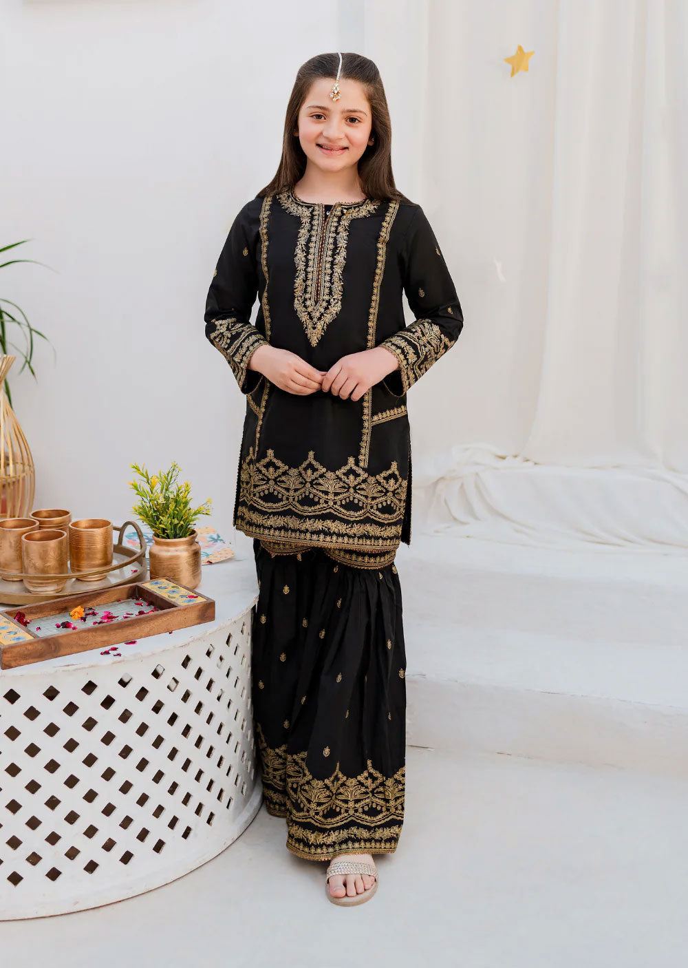 GRT-04 - Maysa - Readymade Kids Suit by Garnet 2024 - Memsaab Online