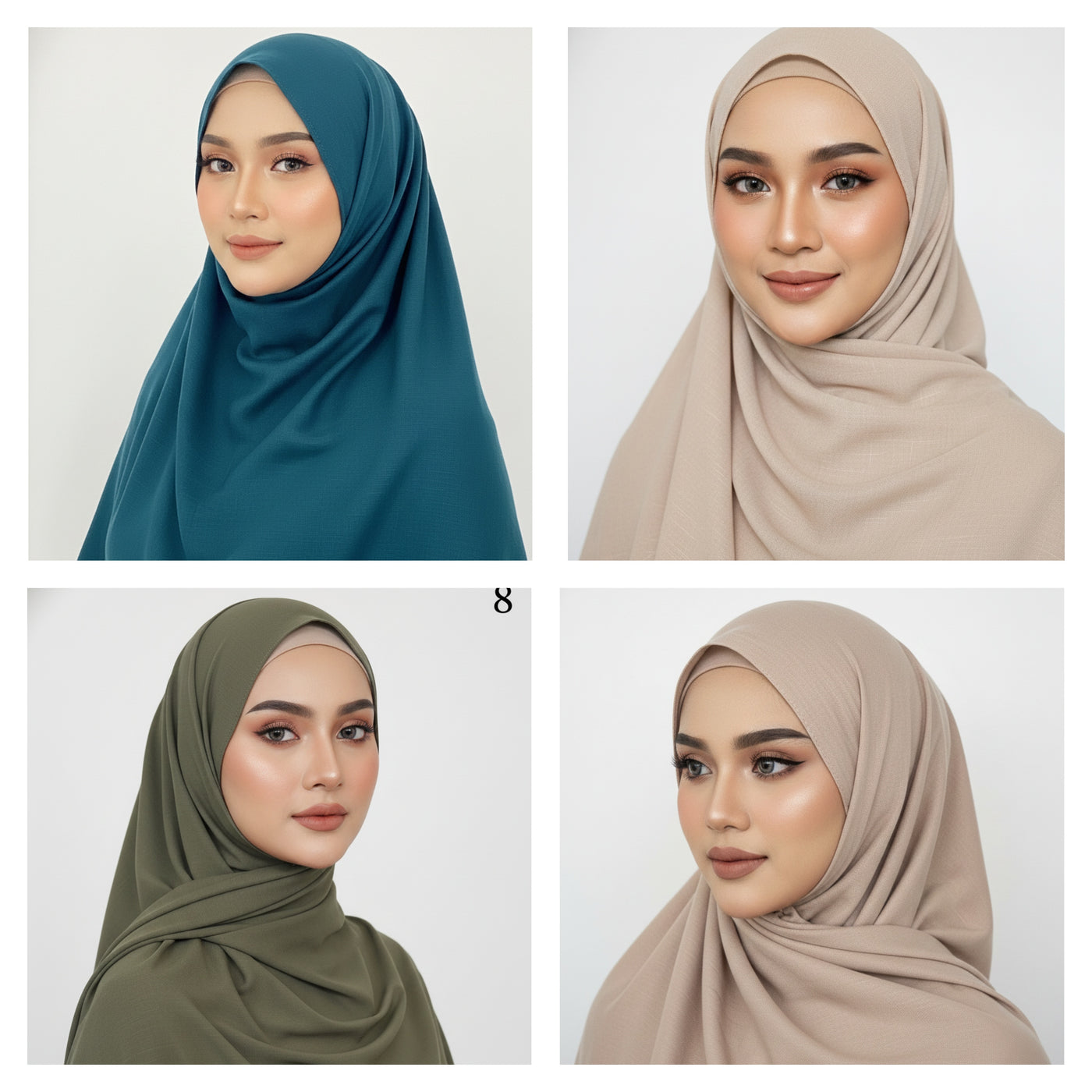 BB-1261 MODAL Double Stitch SCARFS - Memsaab Online