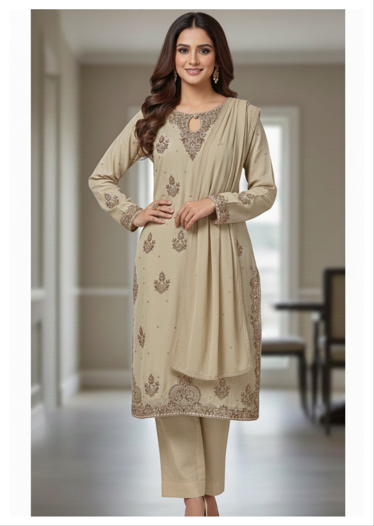SRB114 - Readymade - Sehrish B Designer Suit - Memsaab Online