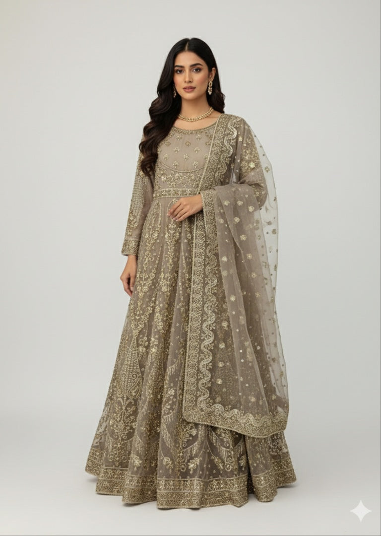 SRB1310 - Soraya - Nude - Sehrish.B Designer - Memsaab Online