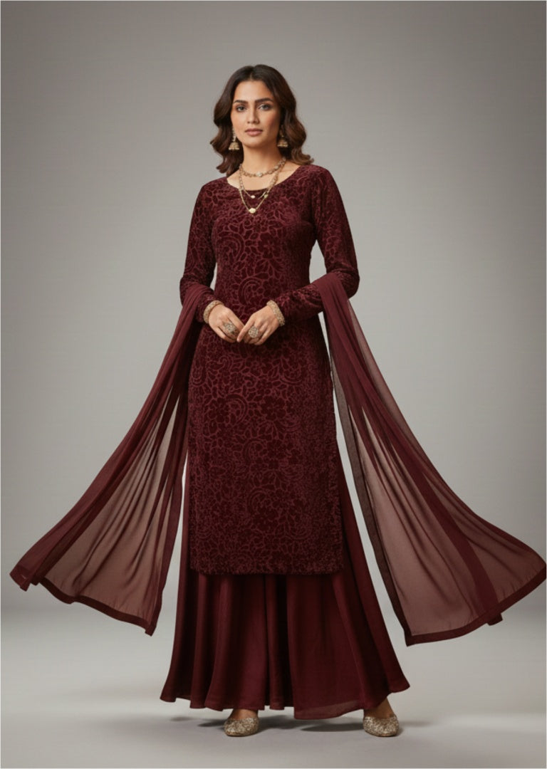 ASB-16 -  Readymade Winter Pollachi Suit 2025