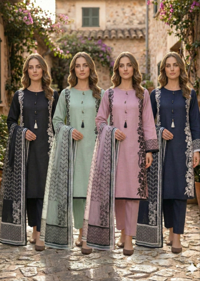 HK366 Readymade LINEN Outfit 2026 – Memsaab