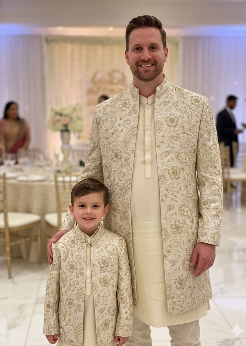 NF3110 Sherwani - Father & Son – Memsaab