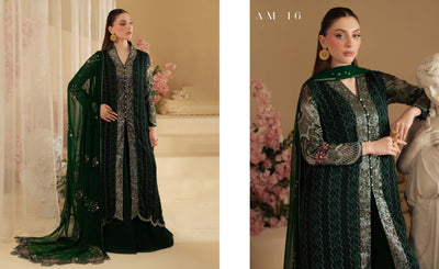 AM-16 Nureh Amaya Lux Chiffon Suit - Memsaab Online
