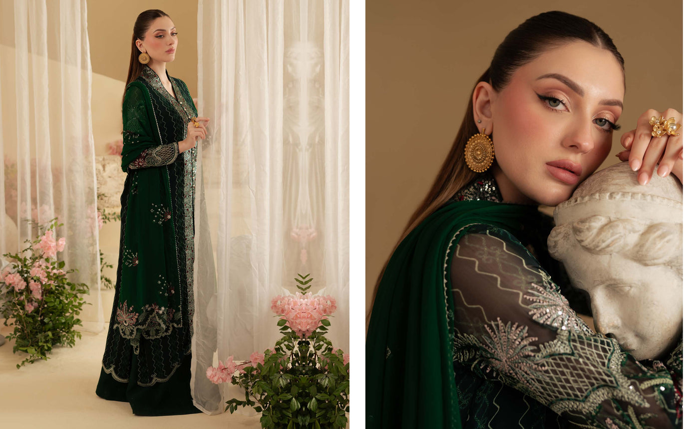 AM-16 Nureh Amaya Lux Chiffon Suit - Memsaab Online