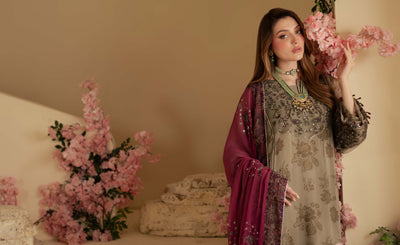 AM-15 Nureh Amaya Lux Chiffon Suit - Memsaab Online